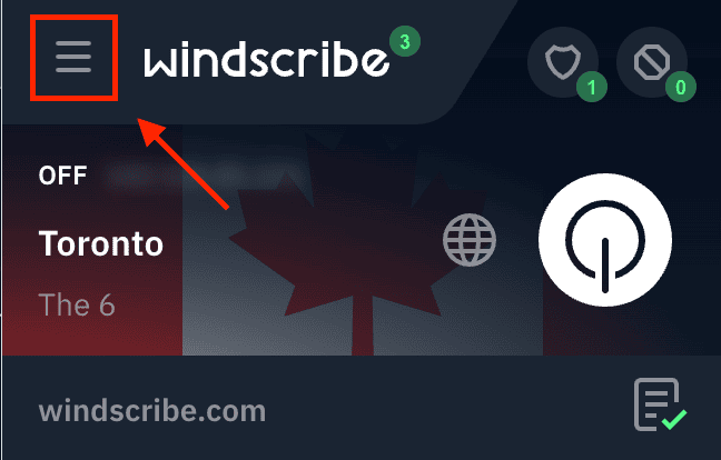 Preferences Menu